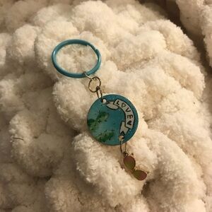 Cactus love keychain